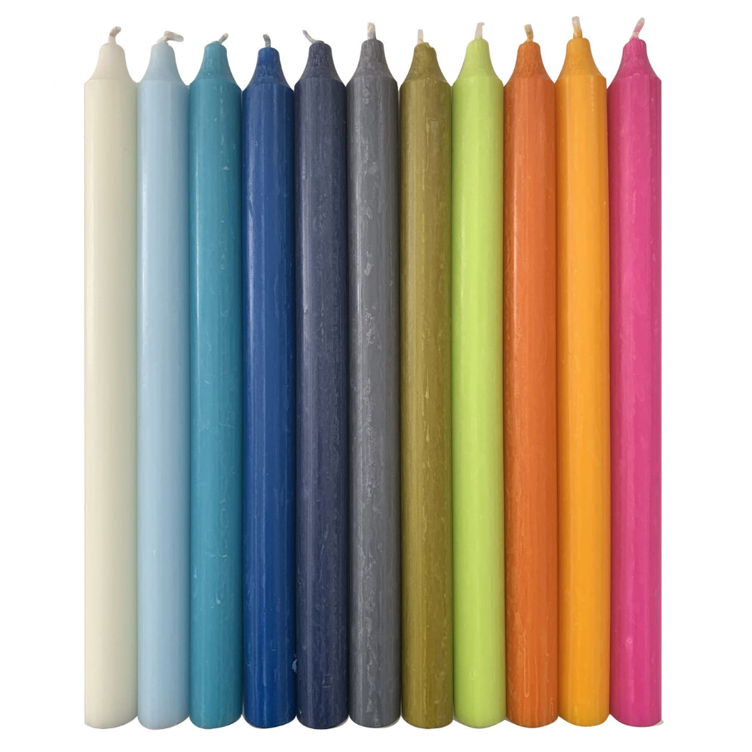 Candles dark orange 29 cm