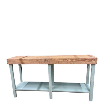 Sidebord Decor Table Small rokokko blå og valnøtt 45x170 cm