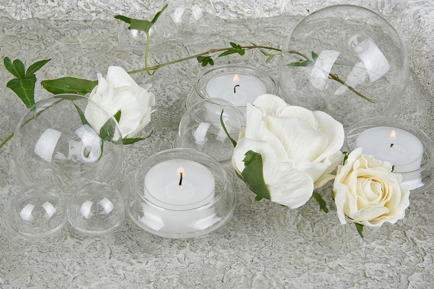 Floating candle tea lights 3-pack