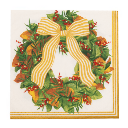 Napkin lunch Magnolia Wreath