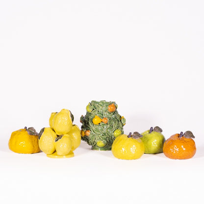 Vase with tangerines 21x19 cm