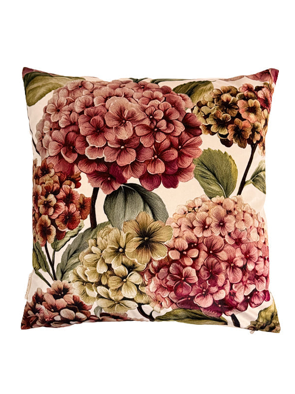 Cushion cover Hydrangea Dream pink 50x50 cm