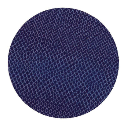 Coaster Snakeskin Navy Blue 8 stk