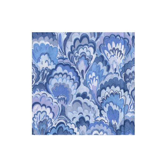 Napkin coffee Marbled ceramic indigo