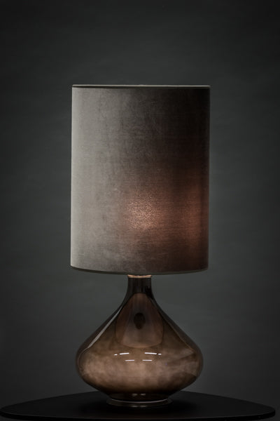 Flavia Table Lamp 70 cm Black Velvet Vison Shade