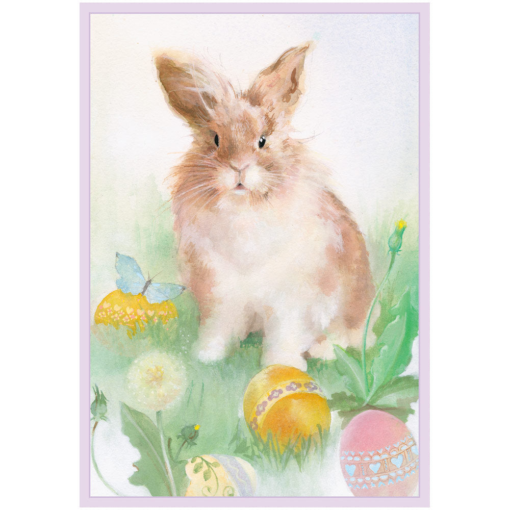 Card with envelope Easter bunny