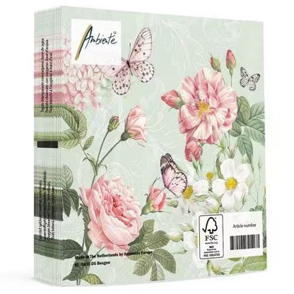 Napkin lunch Amelia green