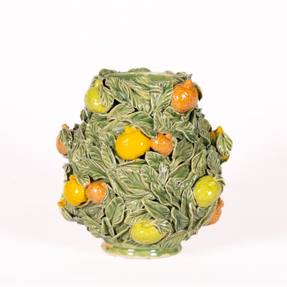 Vase with tangerines 21x19 cm
