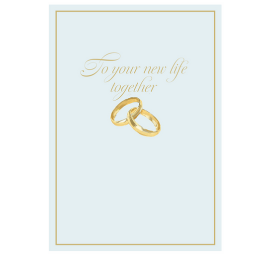 Card w/envelope Interlocking rings