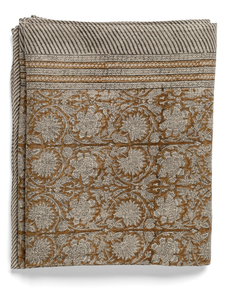 Tablecloth Paradise Ochre 150x350 cm