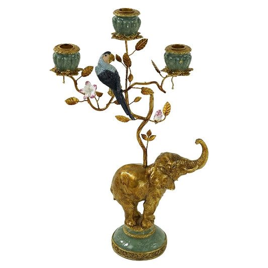Elefant lysestake 46 cm