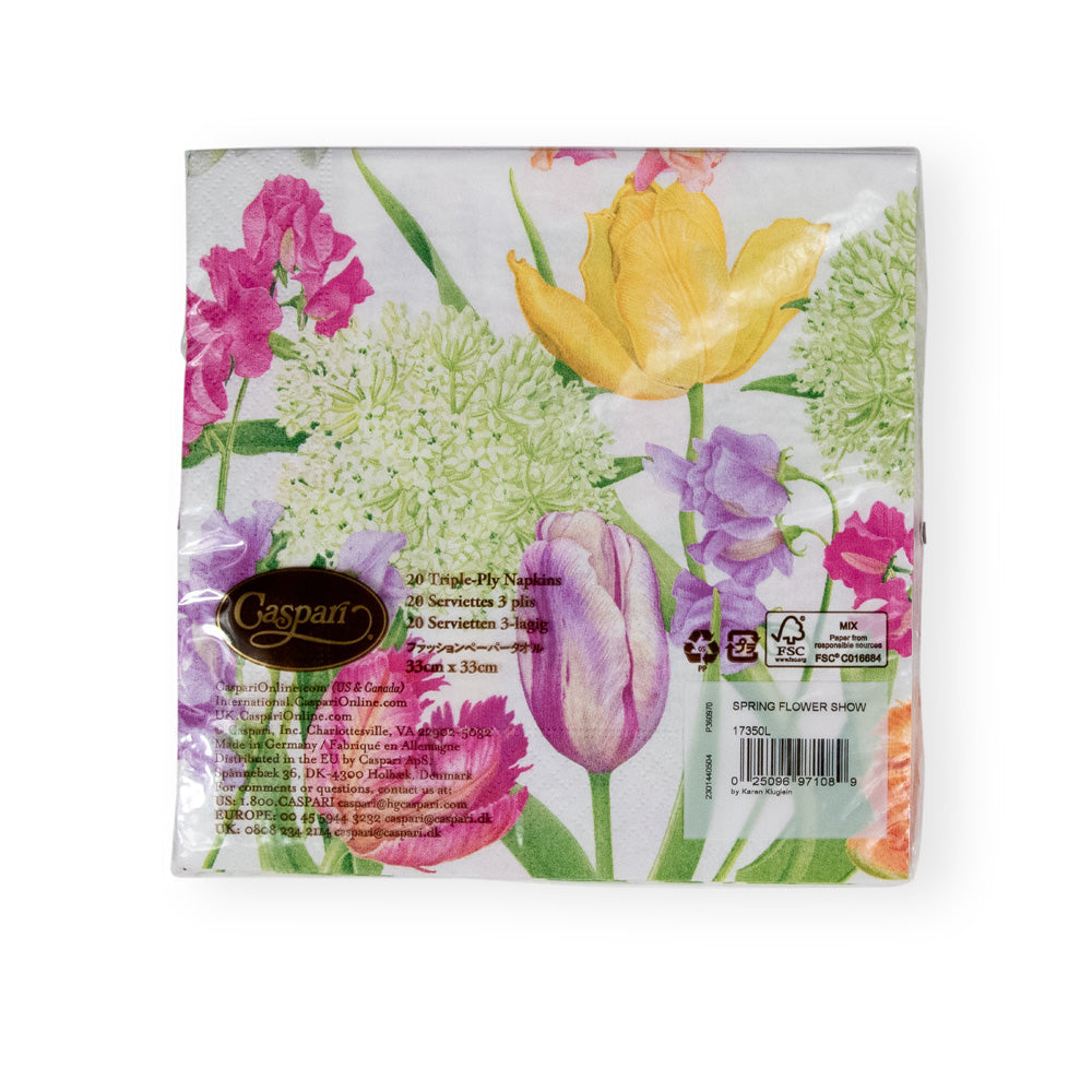 Napkin lunch Spring Flower Show