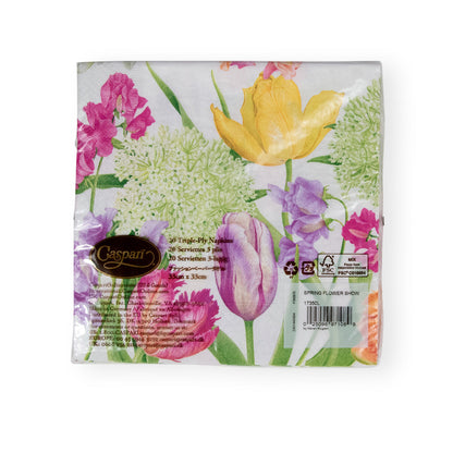 Napkin lunch Spring Flower Show