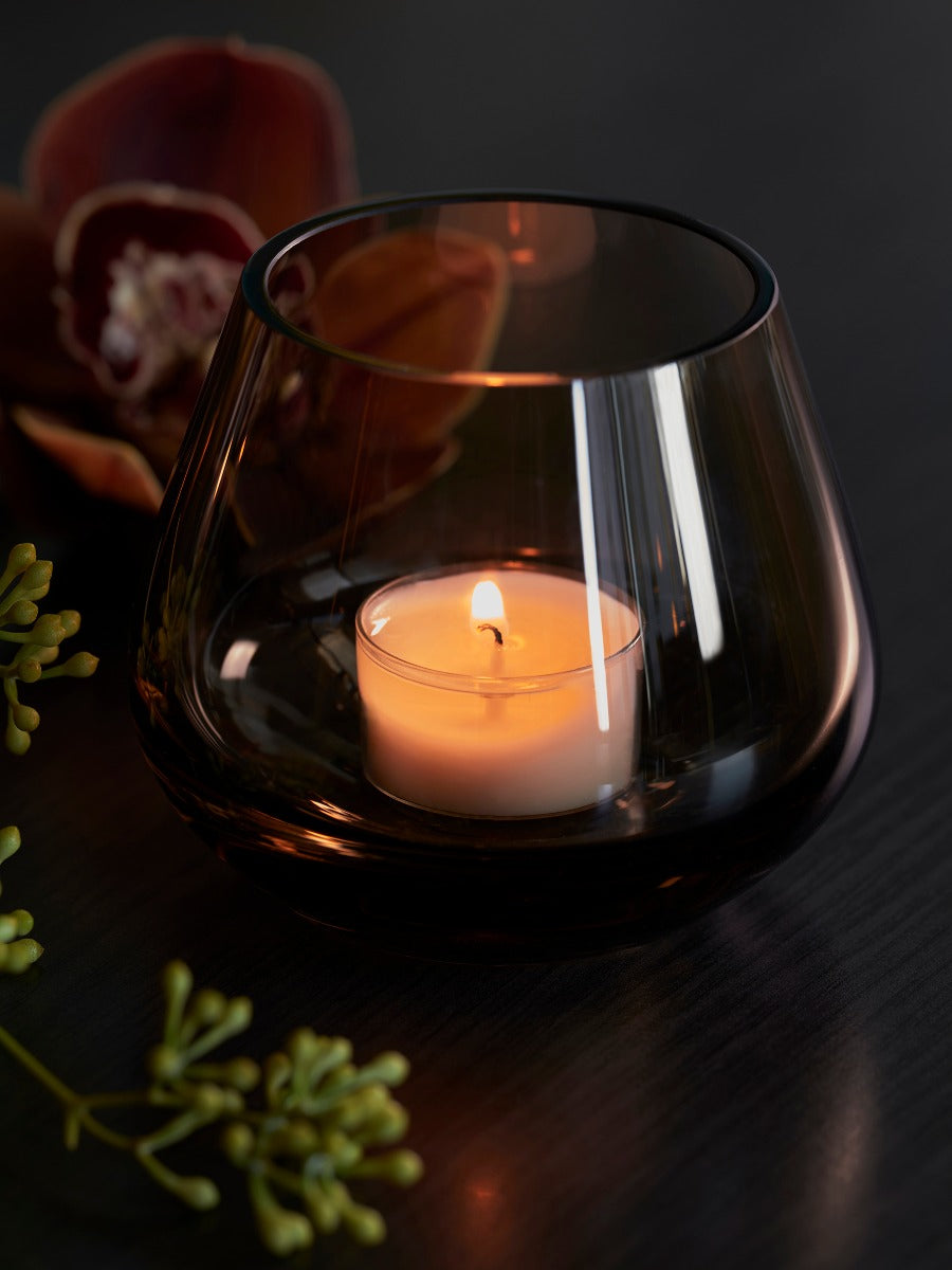 Rocks tea light holder Topaz 8.5 cm