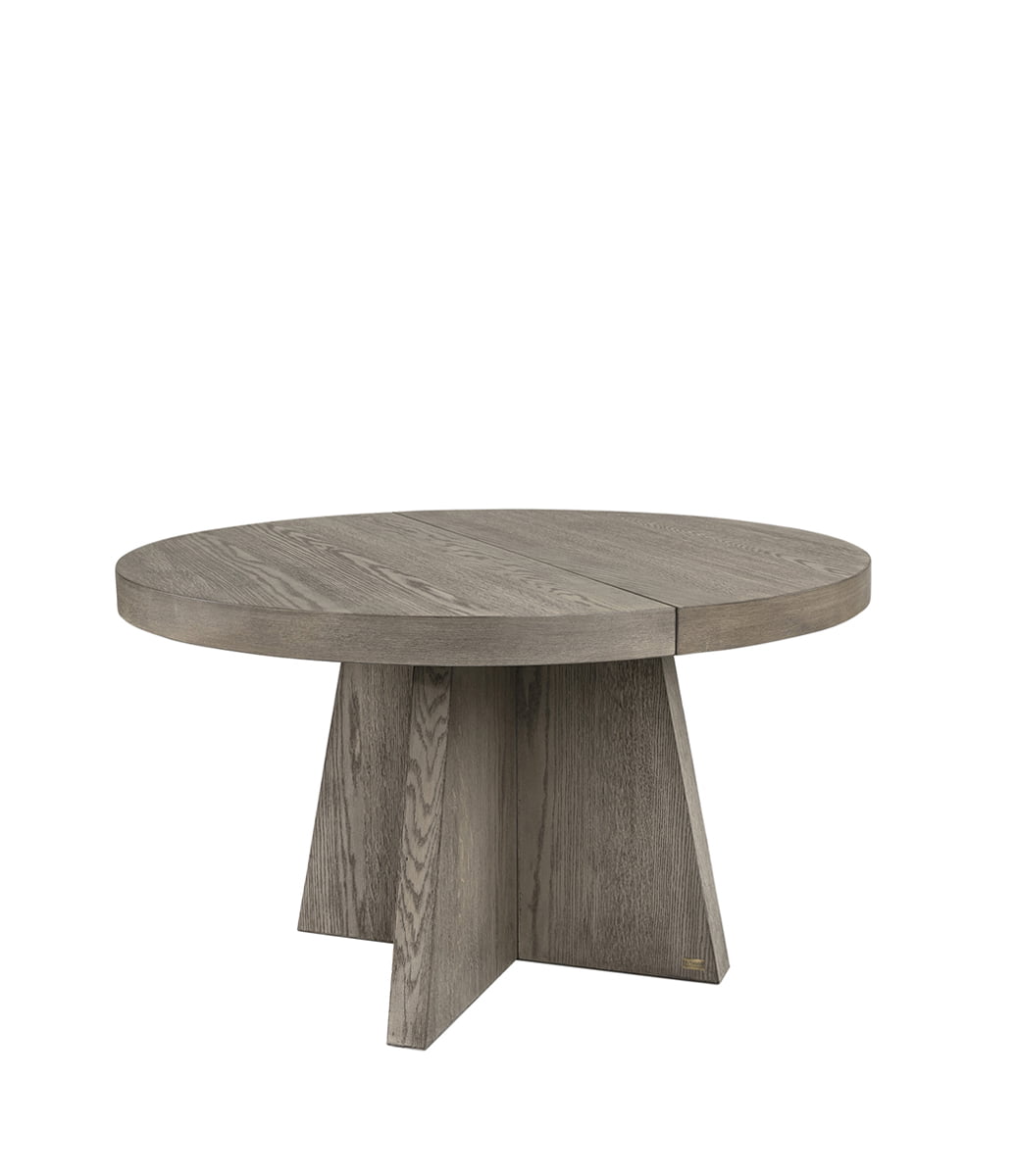 Trent dining table antique Grey Ø130 cm