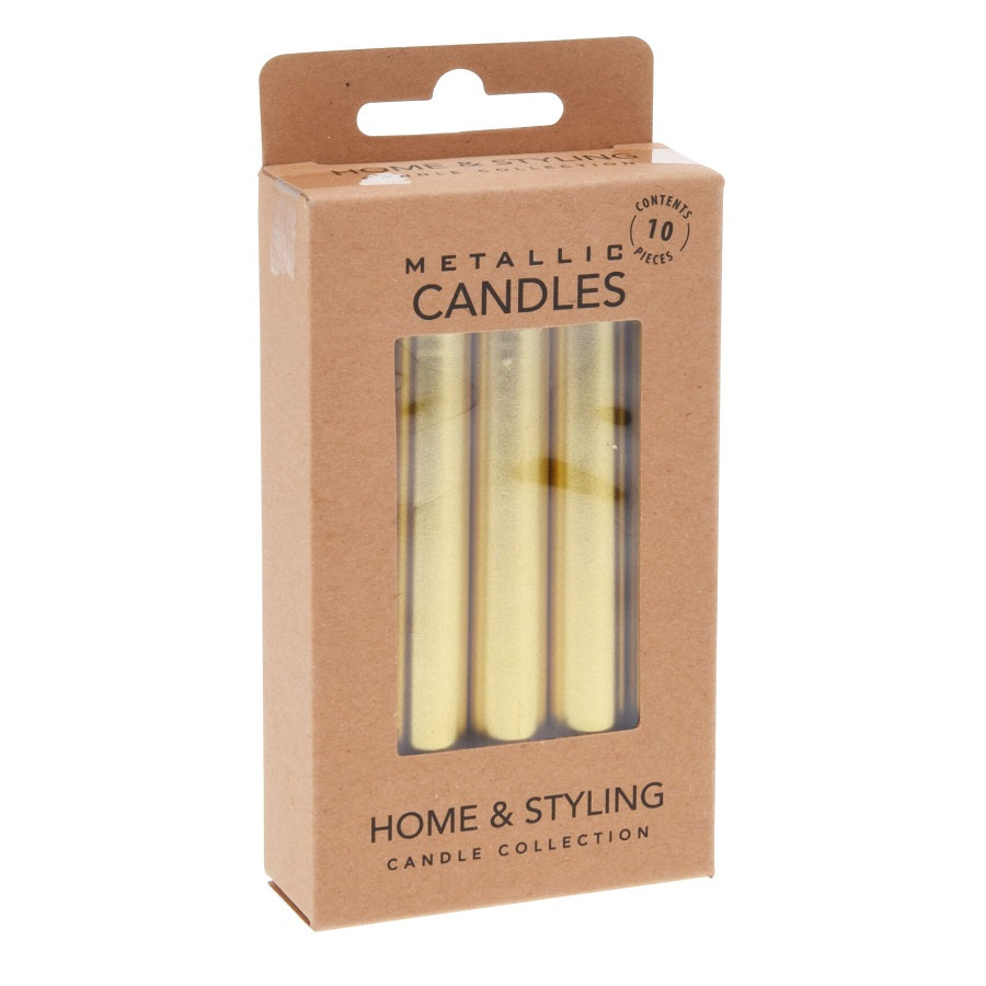 Juletrelys gull 10 stk