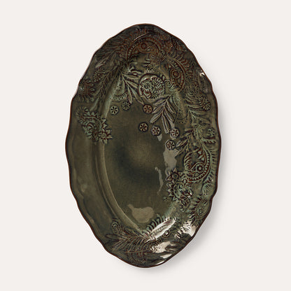 Serveringsfat ovalt 40x25 cm Fig