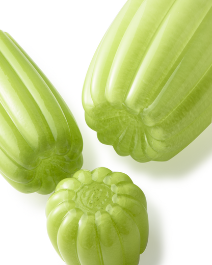 Melon vase green M