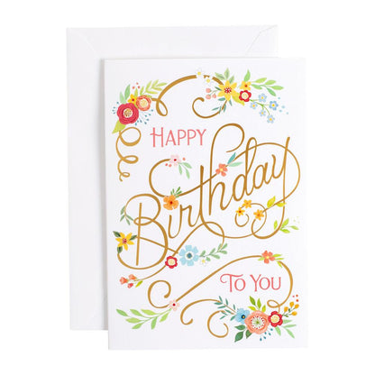 Card w/envelope Happy Birthday