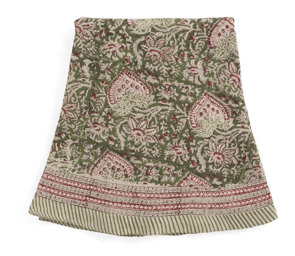 Duk Oriental Green rund 220 cm