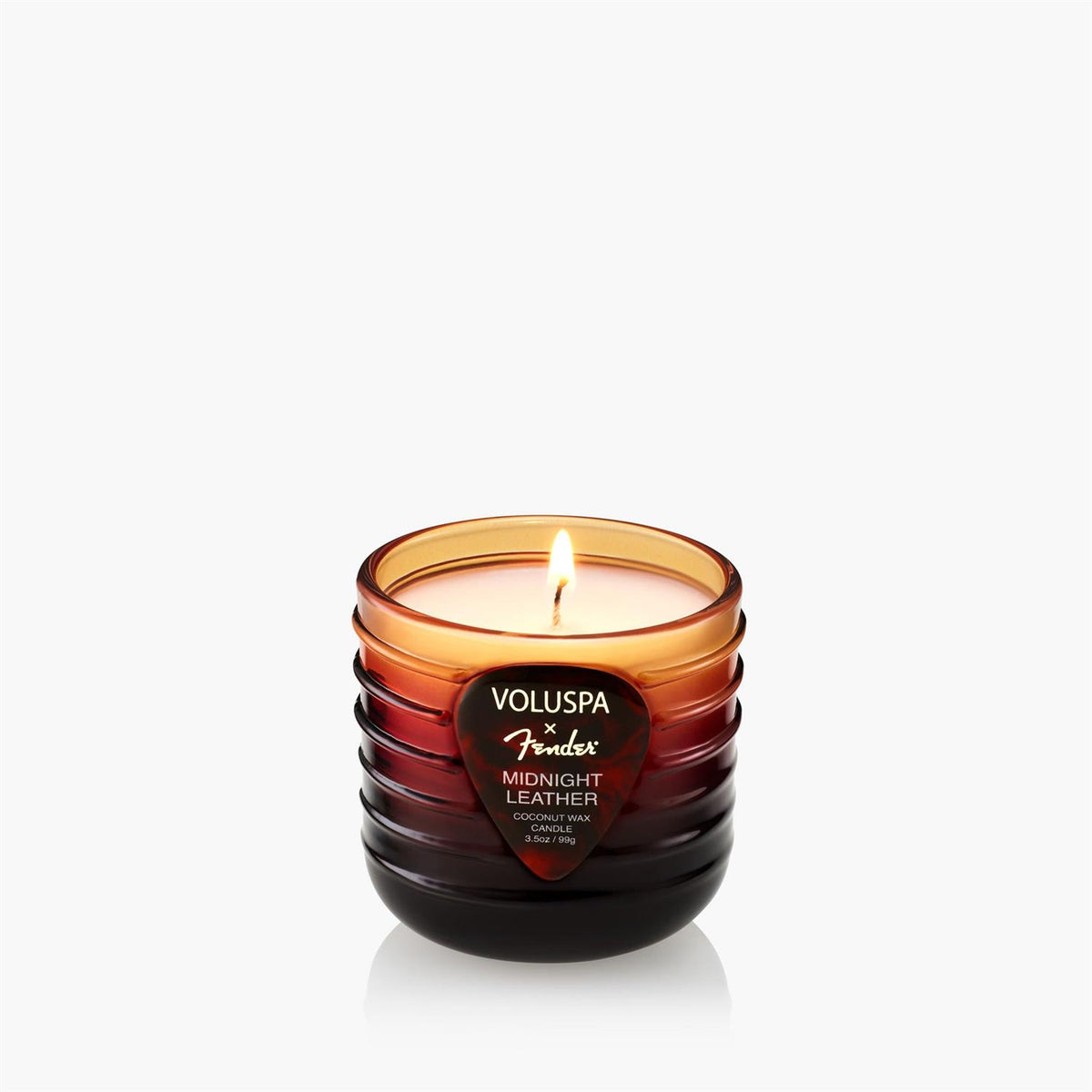 Midnight Leather Mini Boxed Candle 25 timer