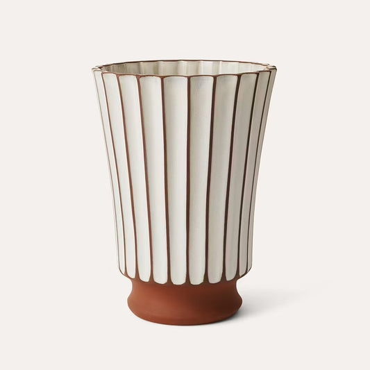 Salon vase high putty 20 cm