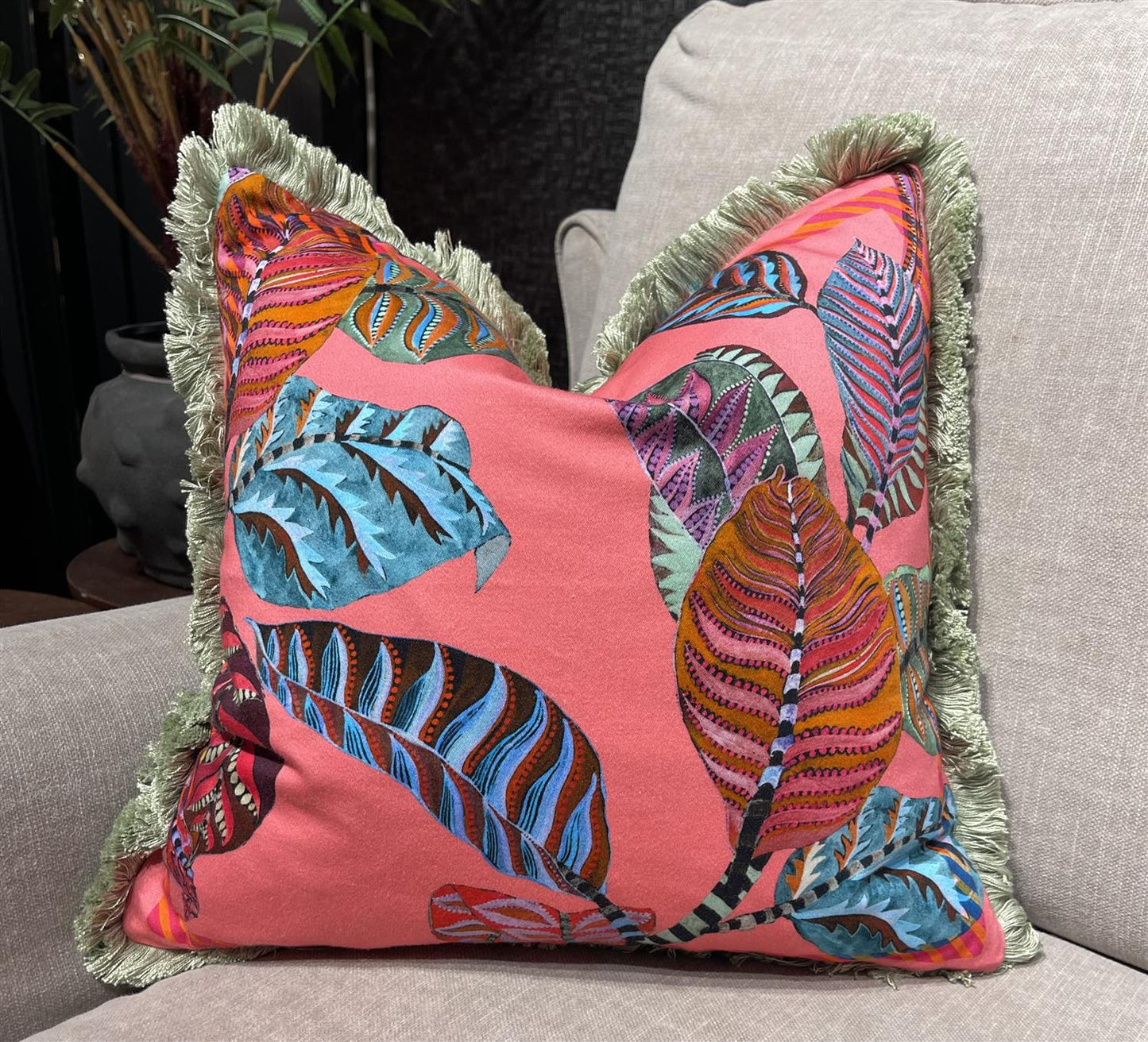 Putetrekk Chloris bright pink 45x45 cm