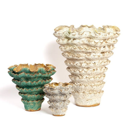 Vase Cab green 30x32 cm