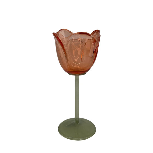 Telysholder Tulia orange 19 cm