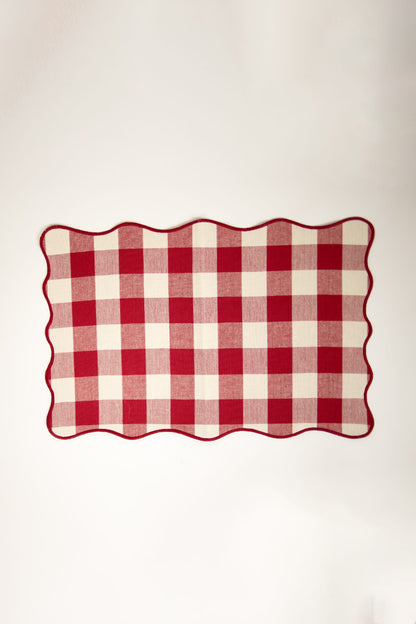 Bistro placemat red