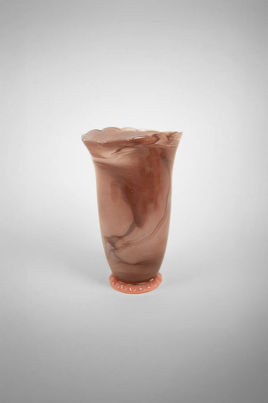 Cosmos vase brown 30 cm