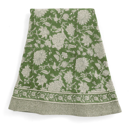 Duk Indian Rose Green Rund 220 cm