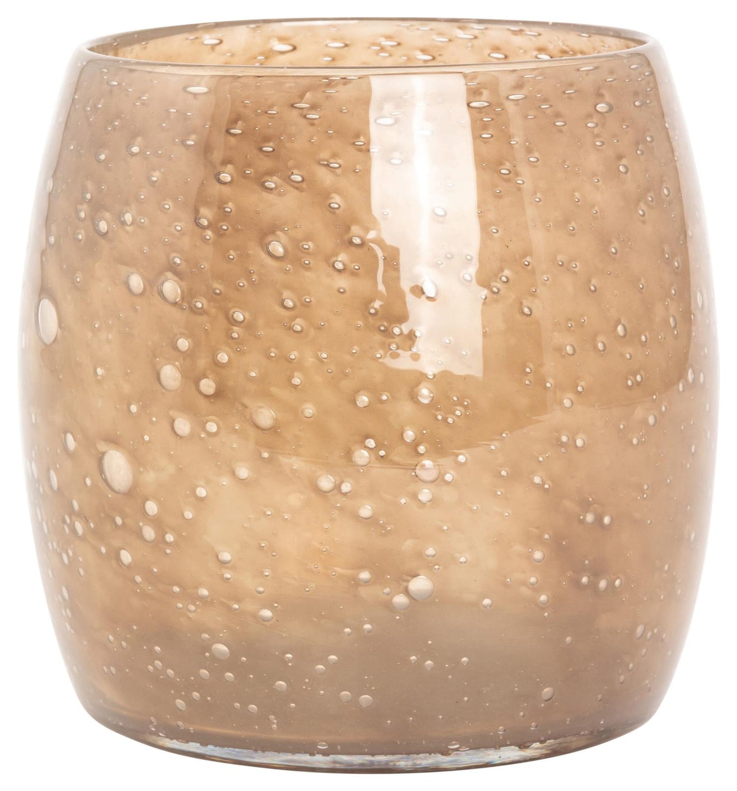 Lantern nut brown 18x17 cm