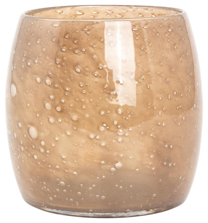 Lantern nut brown 18x17 cm