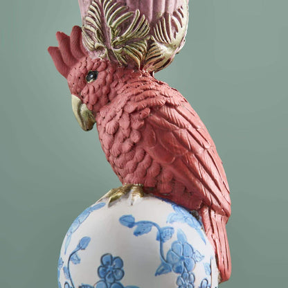 Elefant lysestake rosa 30 cm