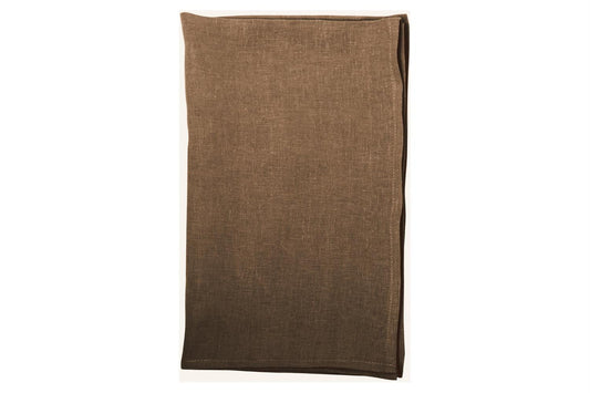 Runner linen light brown 45x150 cm