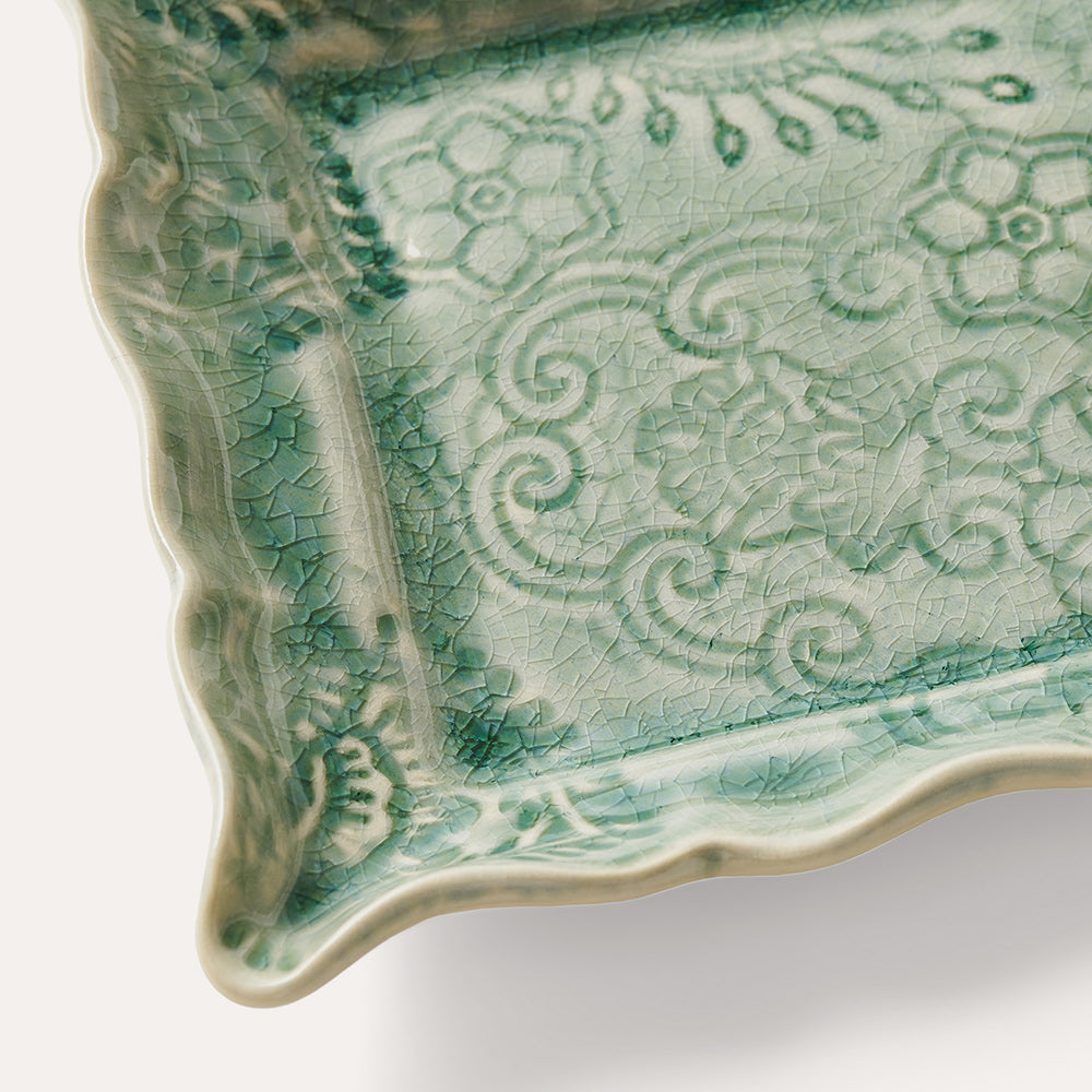 Dessert plate 19x13 cm Antique