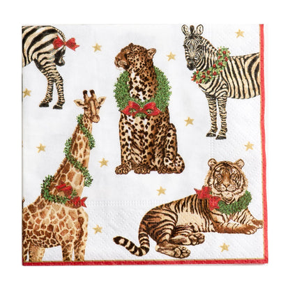 Serviett kaffe Wild Christmas