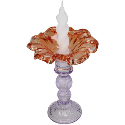 Lysestake glass 19 cm