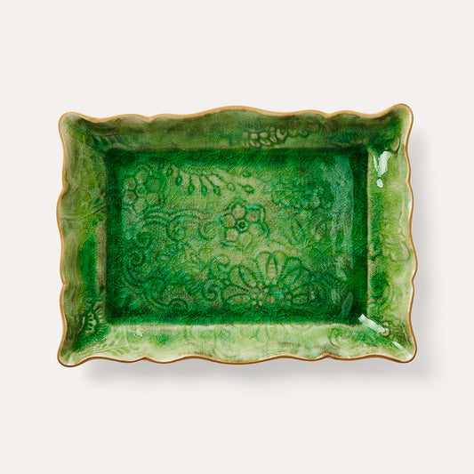 Asjett 19x13 cm Seaweed