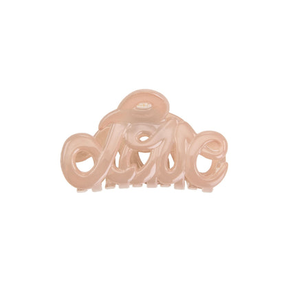 Hair Clip Love Claw Nude 5 cm