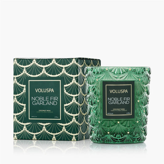 Noble Fir Garland Classic Candle 40 Timer