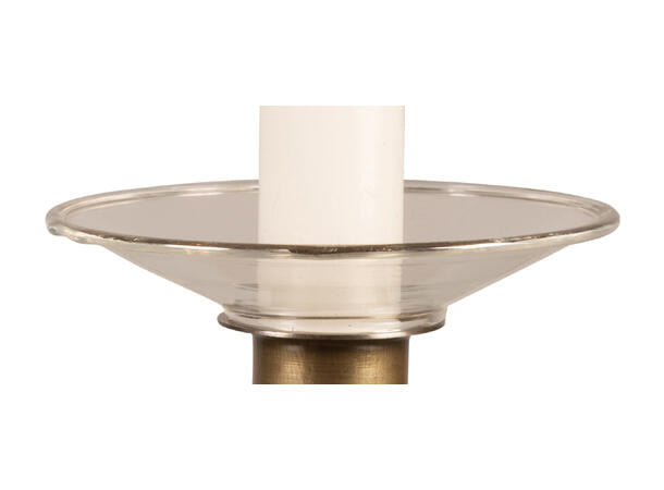 Lysmansjett m/sølvkant