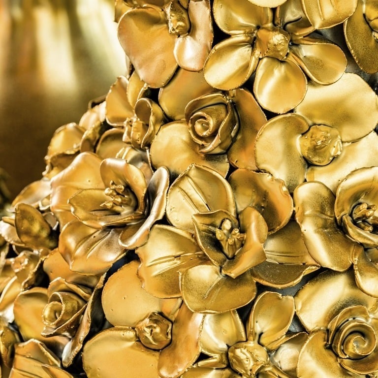 Vase Deco gold mini