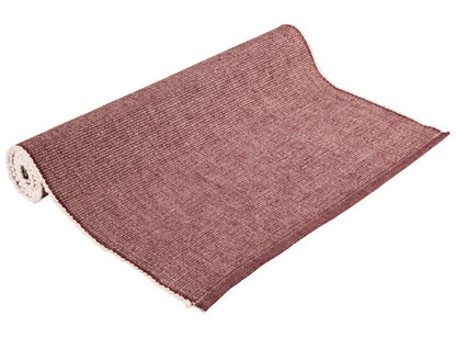 Løper ribb bomull plomme 40x140 cm