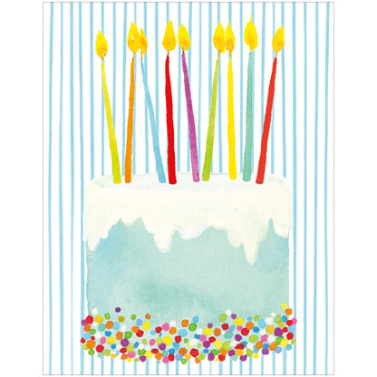Lite kort Birthday Cake 4 stk