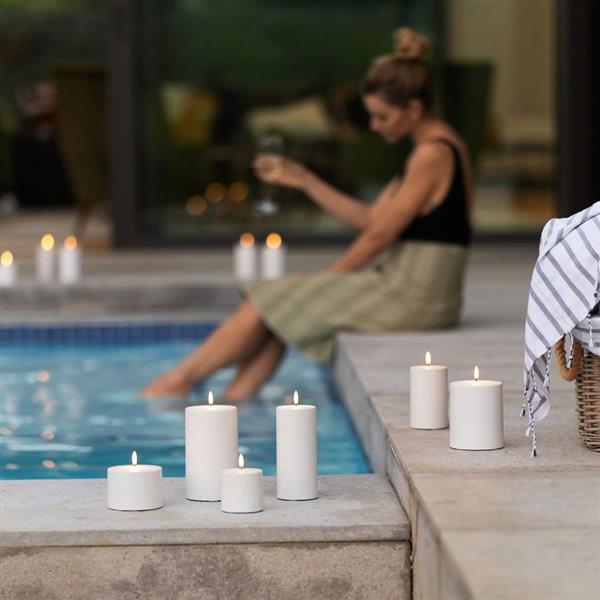 LED utendørs kubbelys 10,1x17,8 cm