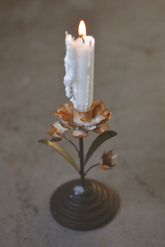 Lysestake rose krem 18 cm