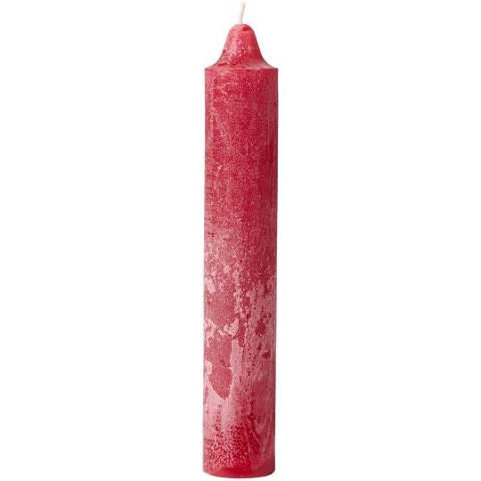 Taper candle red 3.8x23 cm