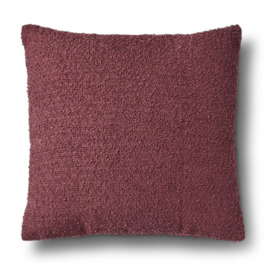 Putetrekk Boucle moment Aubergine 50x50 cm